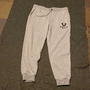 True religion Men’s Jogger Gray XL